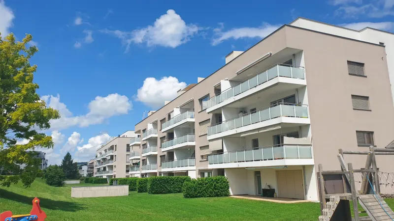 Le Carô à Bulle : immeubles du quartier résidentiel